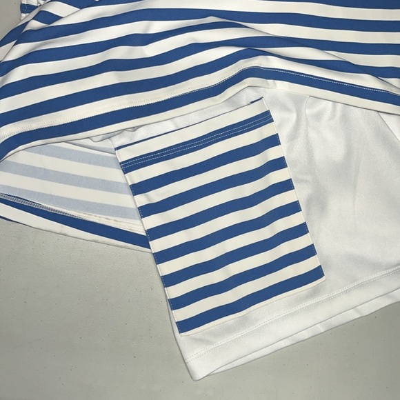 Patchington NWT Size XL Blue & White Stripe Skort - Skirt w/ Shorts - Picture 3 of 4